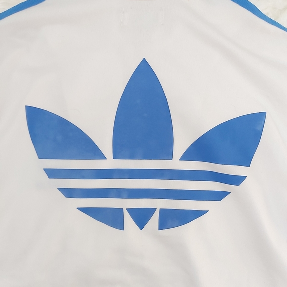 Adidas White Blue Original Firebird Track Jacket - Picture 5 of 11